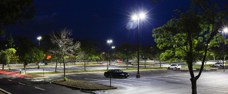 GE MetLife LED de iluminación al aire libre